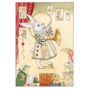Artwork Title: The White Rabbit as Herald