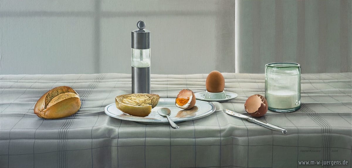 Artwork Title: Breakfast at St. Pauli