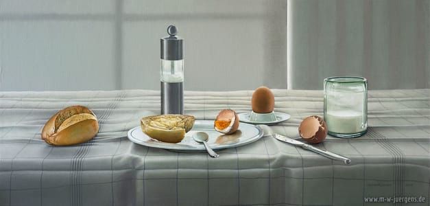 Artwork Title: Breakfast at St. Pauli