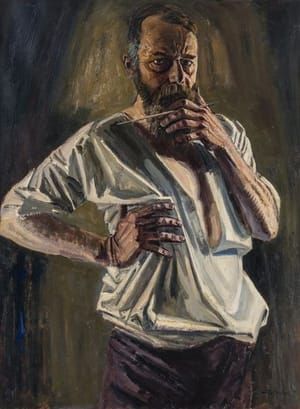 Artwork Title: The Stranger, Self Portrait