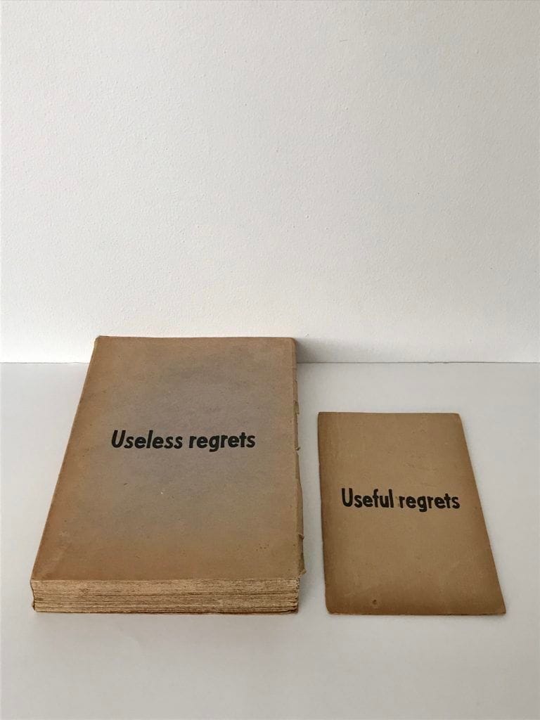 Artwork Title: Regrets