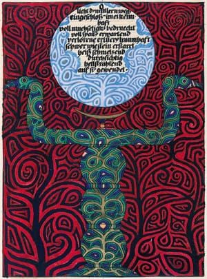 Artwork Title: Illustration from The Red Book by C. G. Jung,