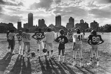 Artwork Title: Footballers, Central Park