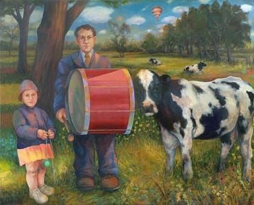 Artwork Title: There Were Cows and a Drummer and a Child