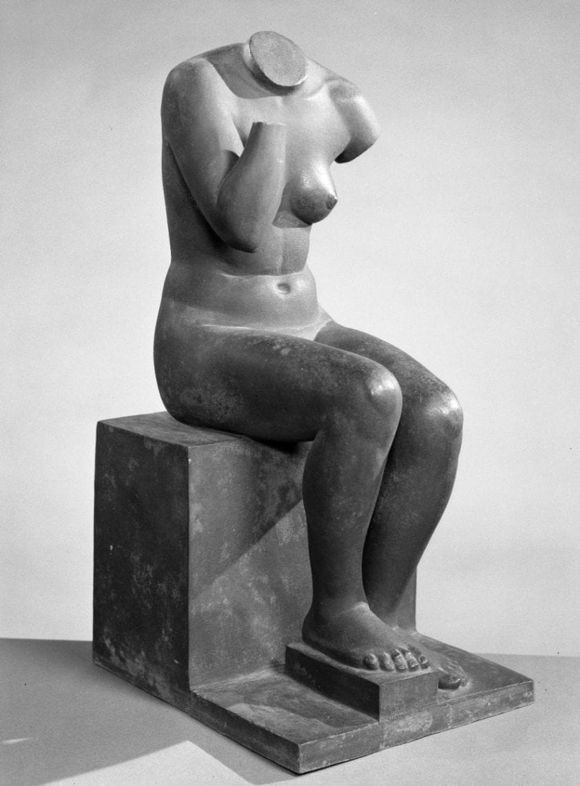 Artwork Title: Personnage de femme assise (Figure of a Seated Woman),