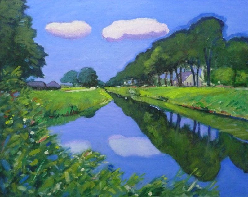 Artwork Title: Oranjekanaal bij Elp