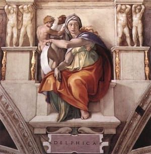 Artwork Title: Delphic Sybil - Sistine Chapel