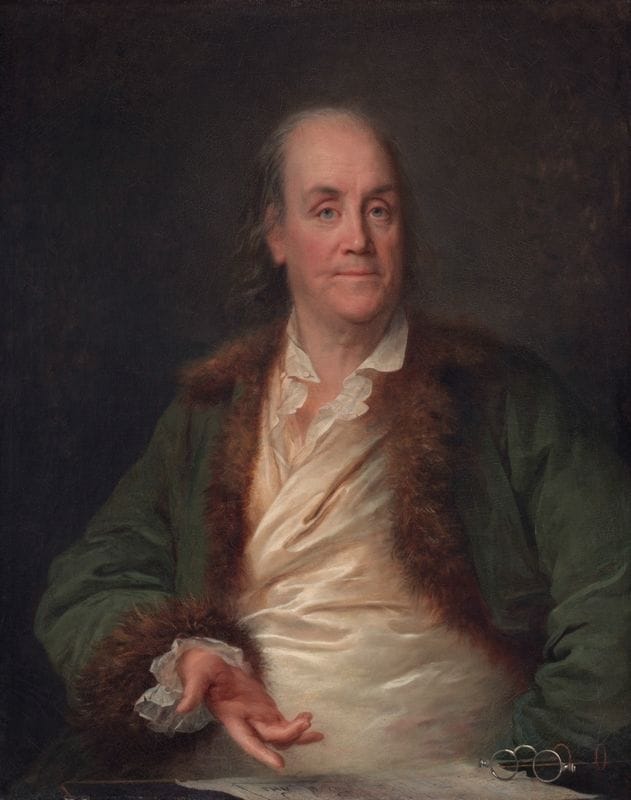 Artwork Title: Portrait of Benjamin Franklin