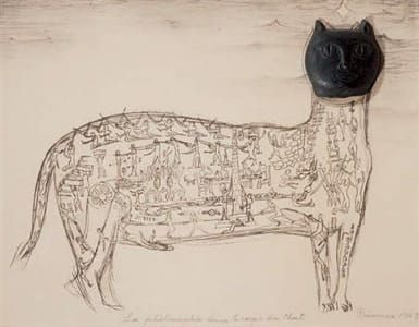 Artwork Title: La Philosophie dans le corps du chat