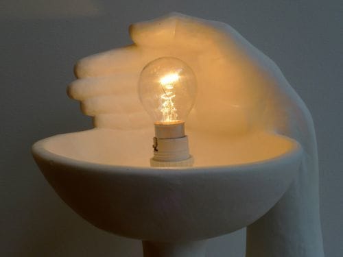 Artwork Title: Les Mains Lampe (Hand Lamp)