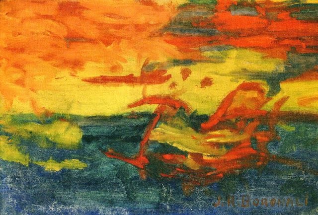 Artwork Title: Sunset Over the Adriatic