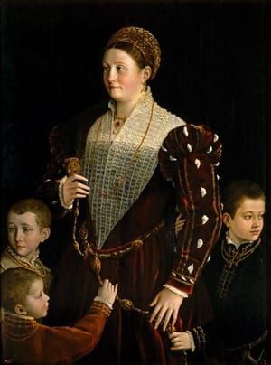 Artwork Title: Portrait of Camilla Gonzaga and her Three Sons