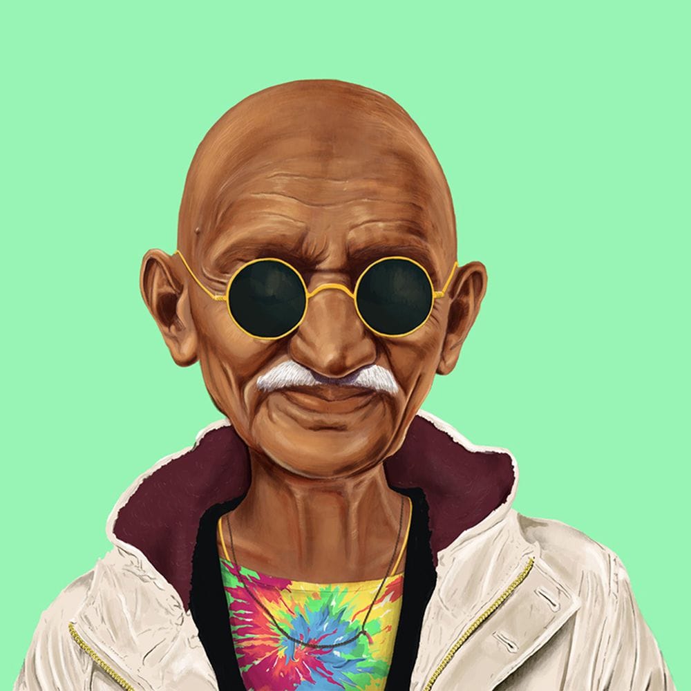 Artwork Title: Mohandas Karamchand Gandhi