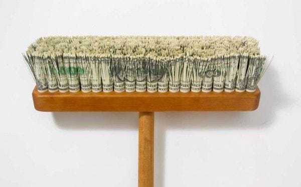 Artwork Title: Dollar Broom