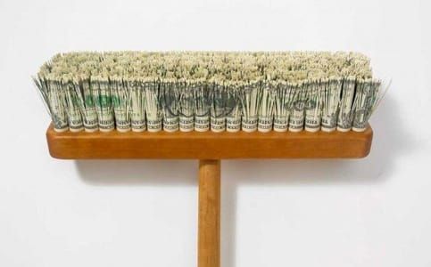Artwork Title: Dollar Broom