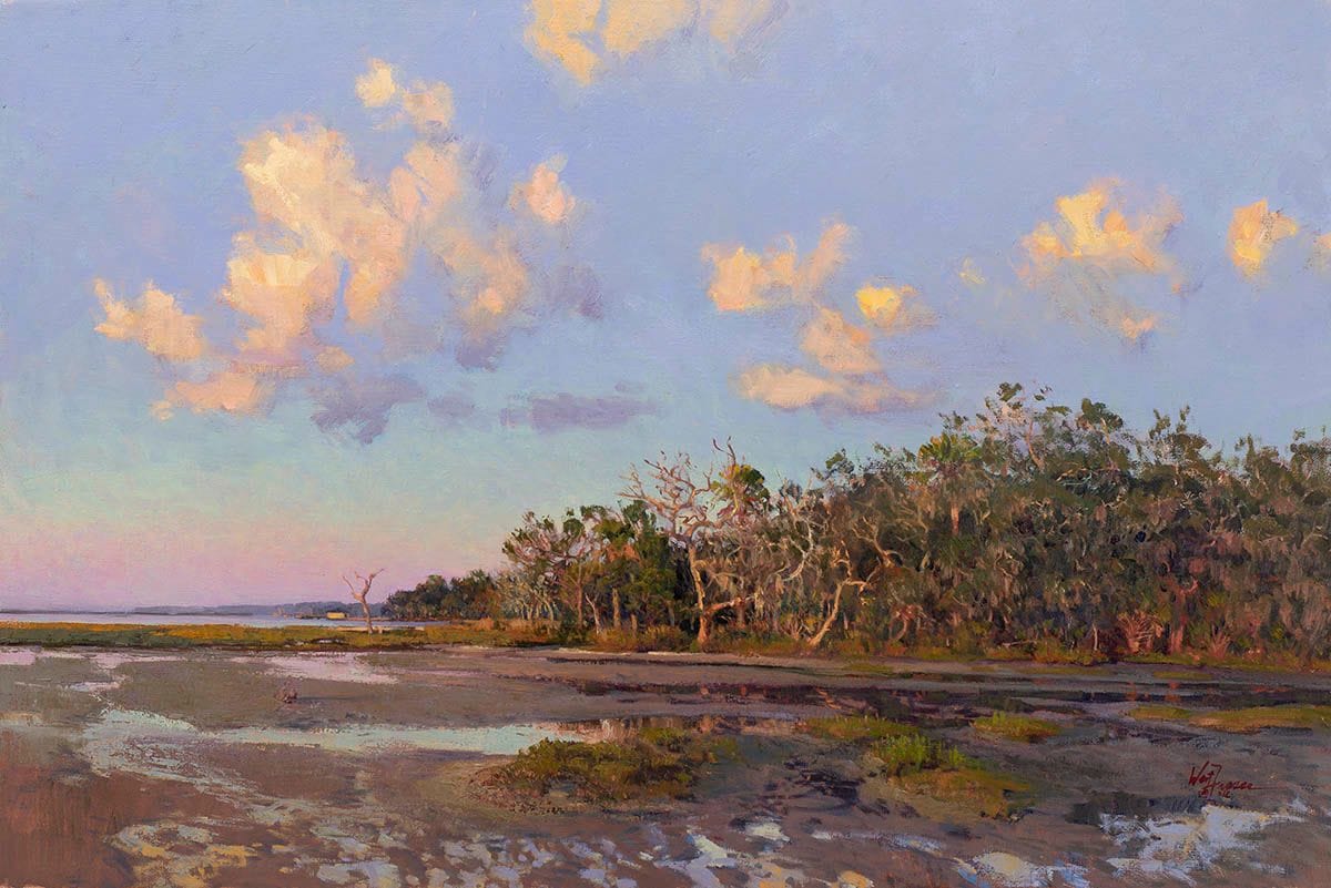 Artwork Title: Shoreline Sunset