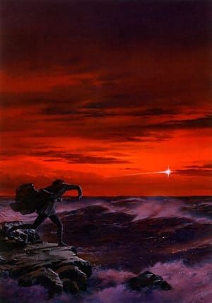 Artwork Title: Maglor Casting the Silmaril into the Sea
