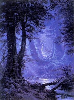 Artwork Title: By Moonlight in Neldoreth Forest