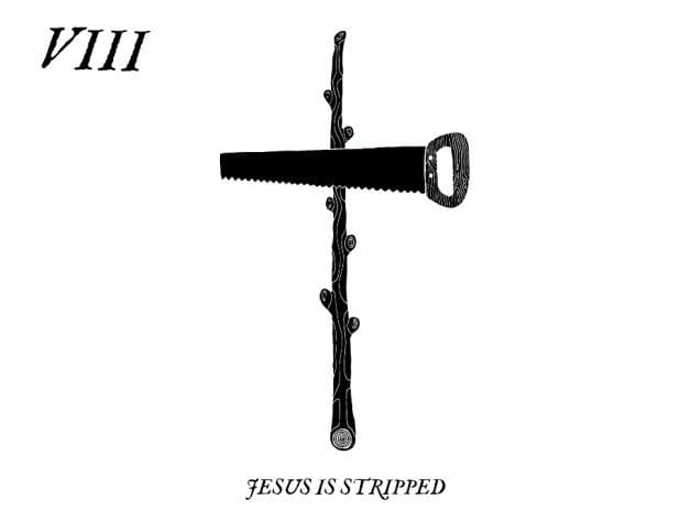 Artwork Title: Stations in the Street: VIII. Jesus is Stripped