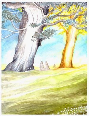 Artwork Title: The Two Trees of Valinor