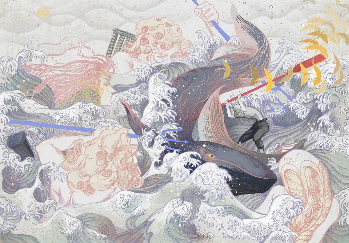 Artwork Title: The Old Man and the Sea