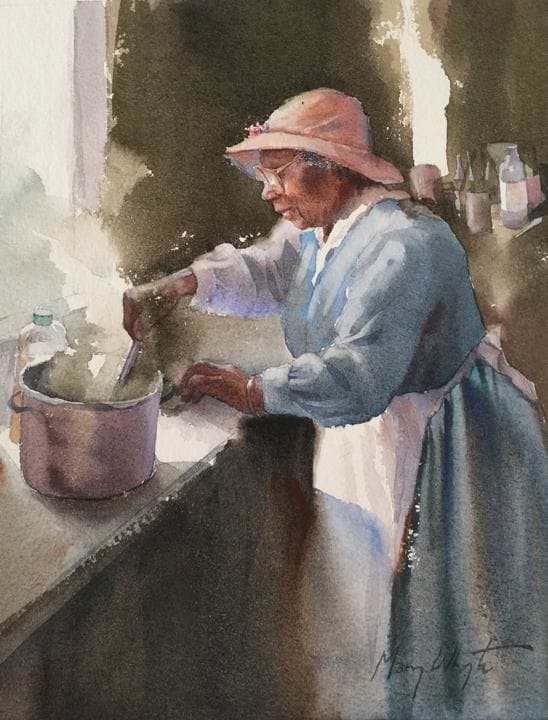 Artwork Title: Dolly Cooking