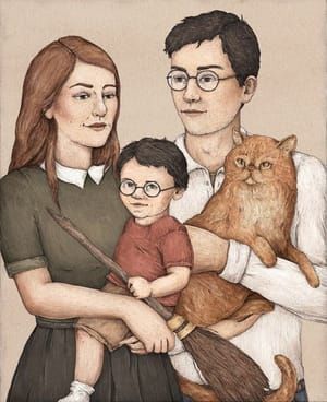 Artwork Title: The Potter Family