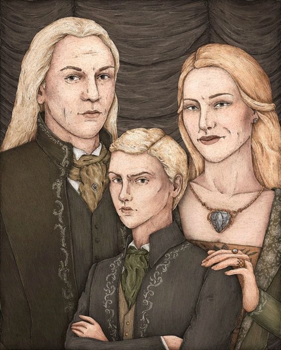 Artwork Title: The Malfoy Family
