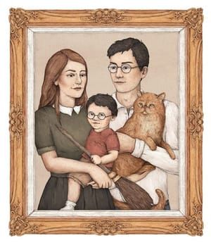 Artwork Title: The Potter Family