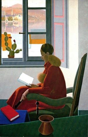 Artwork Title: Reading by the Window