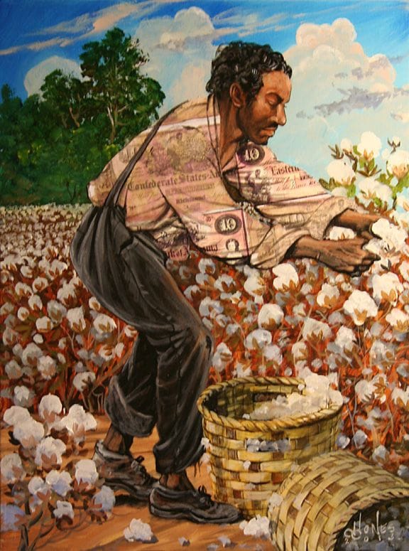 Artwork Title: Slave Picking Cotton II