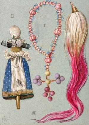 Artwork Title: Corona, Lent Doll and Harness, Abruzzi