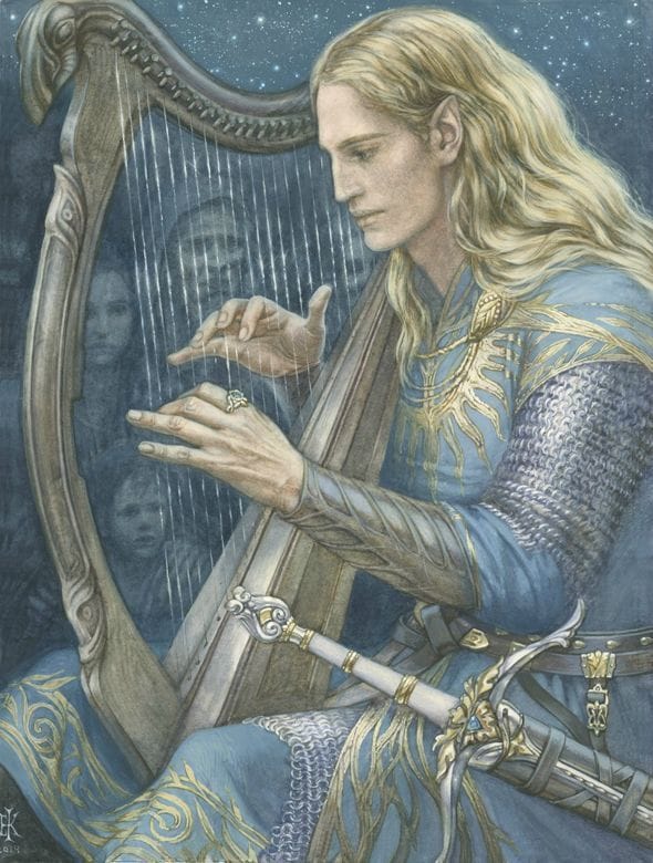 Artwork Title: Finrod - First Encounter with Edain