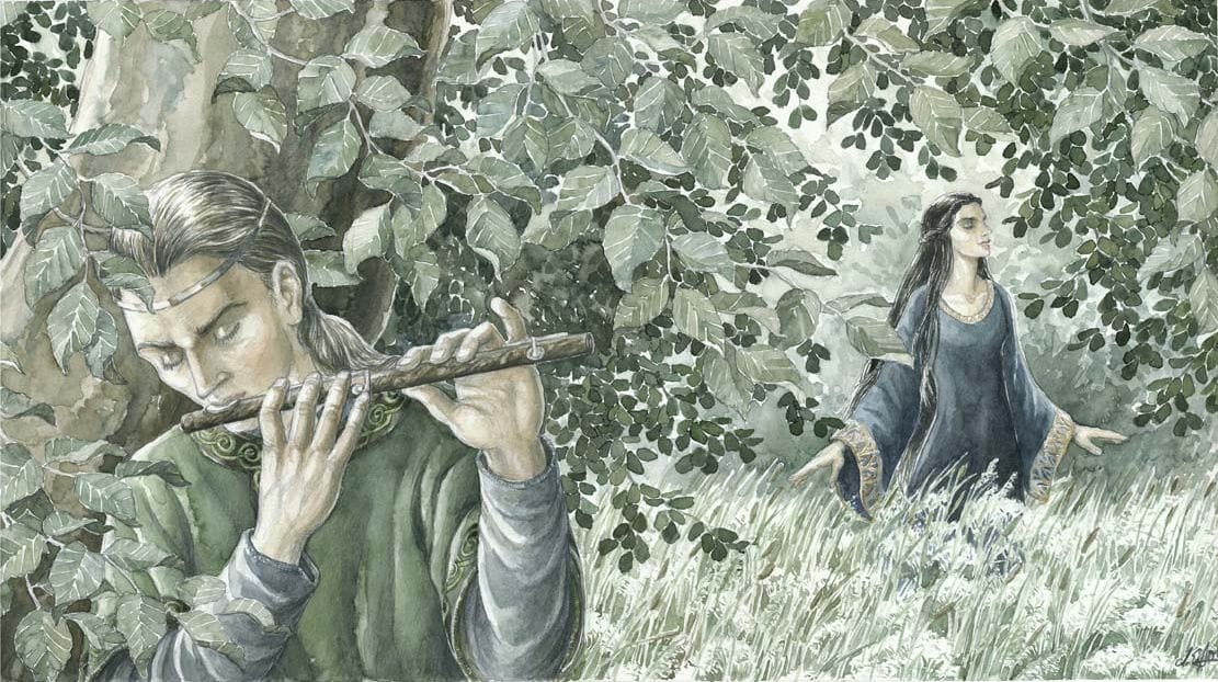 Artwork Title: Daeron and Lúthien