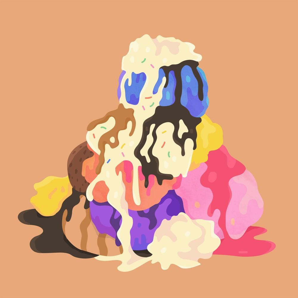 Artwork Title: Ice Cream Mountain