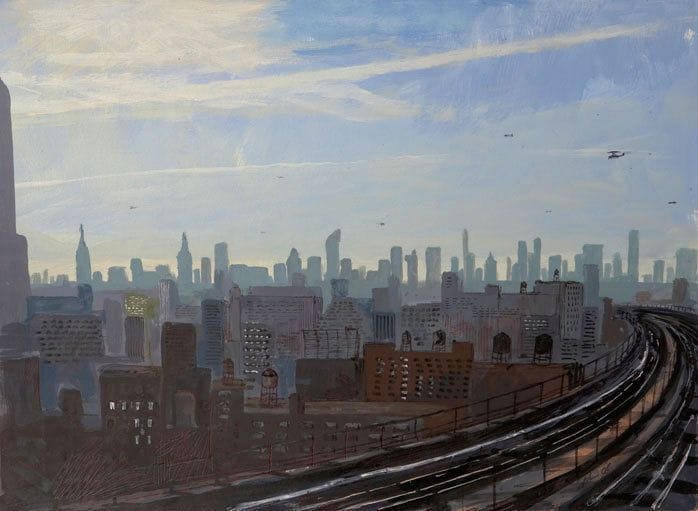 Artwork Title: Big Manhattan from Queens