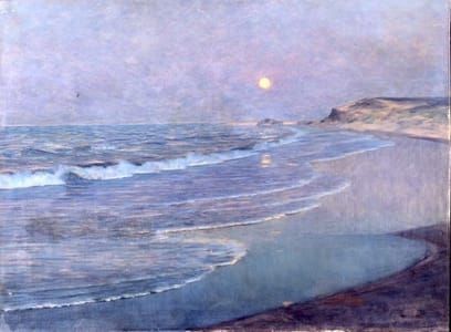Artwork Title: Marine, Clair de lune, (Moonlight at the Seaside)