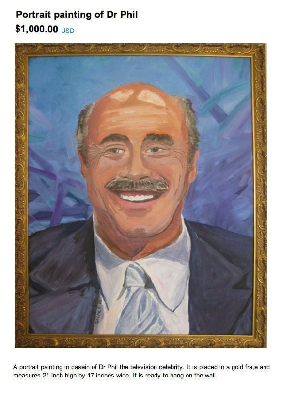 Artwork Title: Portrait Of Dr Phil