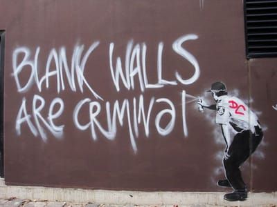 Artwork Title: Blank Walls Are Criminal