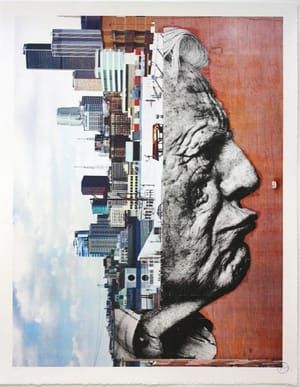 Artwork Title: Wrinkles of the City - Robert Upside Down
