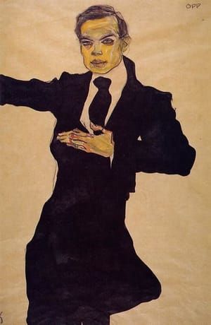 Artwork Title: Portrait of the Painter Max Oppenheimer