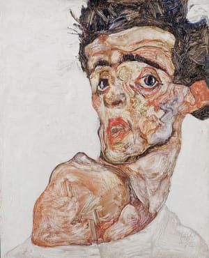Artwork Title: Self Portrait with Raised Naked Shoulder