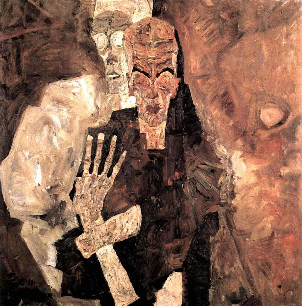 Artwork Title: Der Mann und der Tod
