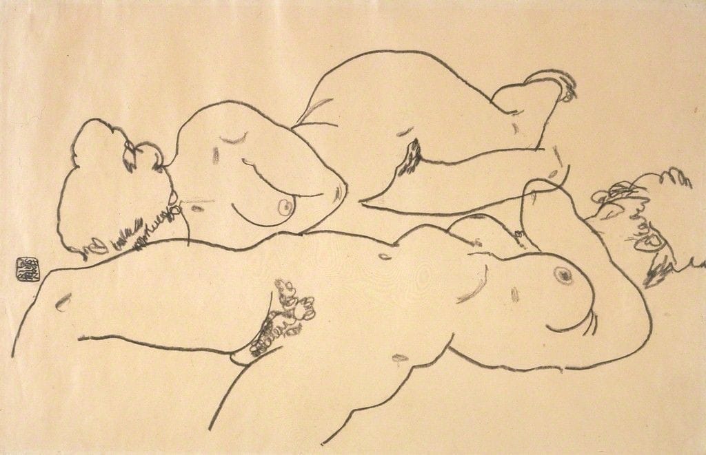 Artwork Title: Two Reclining Nudes