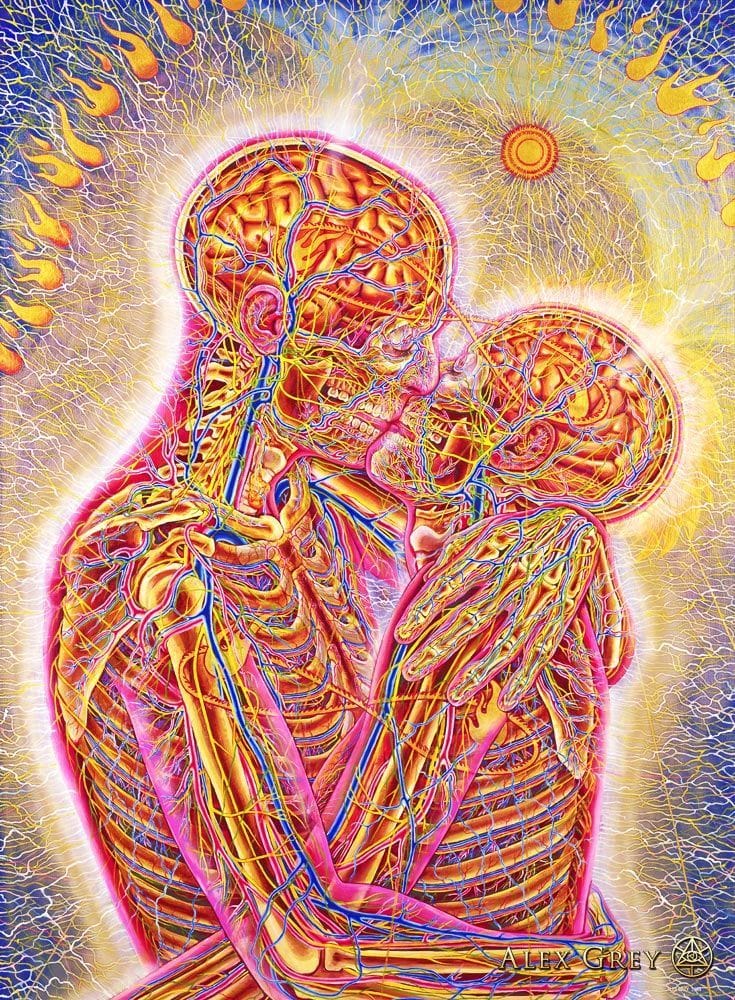 Artwork Title: Kissing