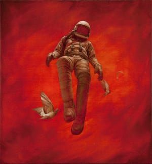 Artwork Title: The Red Cosmonaut