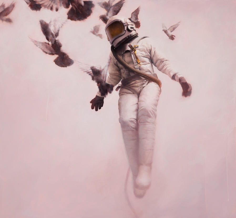 Artwork Title: White Cosmonaut