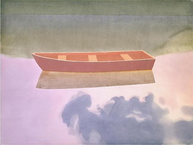 Artwork Title: Rowboat in Water