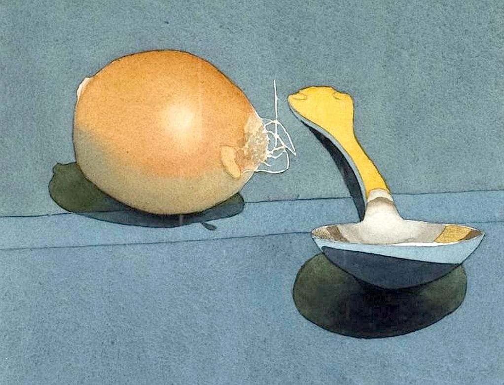 Artwork Title: Onion and Spoon