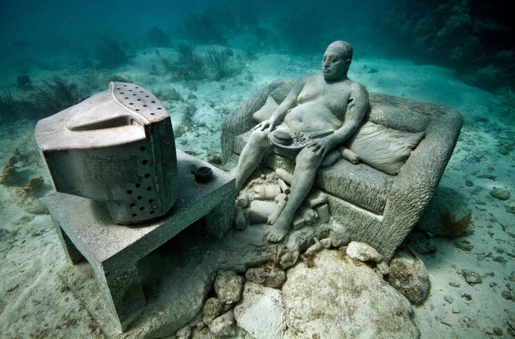 Artwork Title: Inertia underwater sculpture